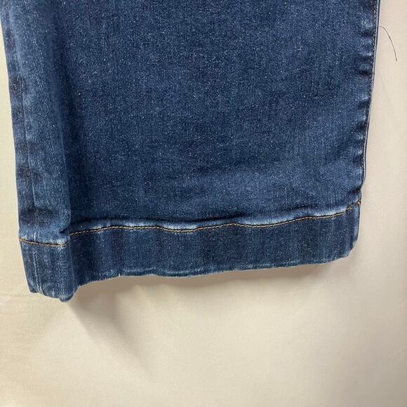 Duluth Trading Co. Womens Asset Management High Rise Trouser Jeans 6x33 Dark - Picture 7 of 16